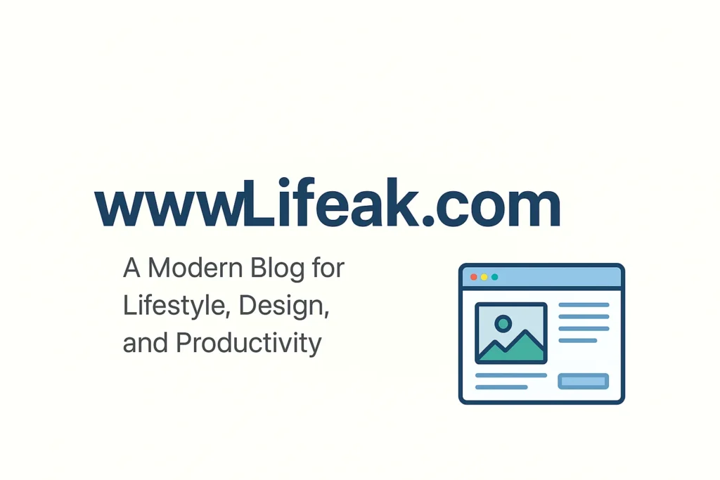 www.Lifeak.com website