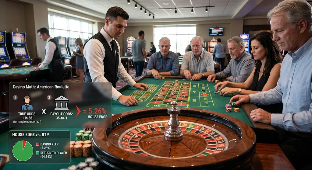 House edge casino table